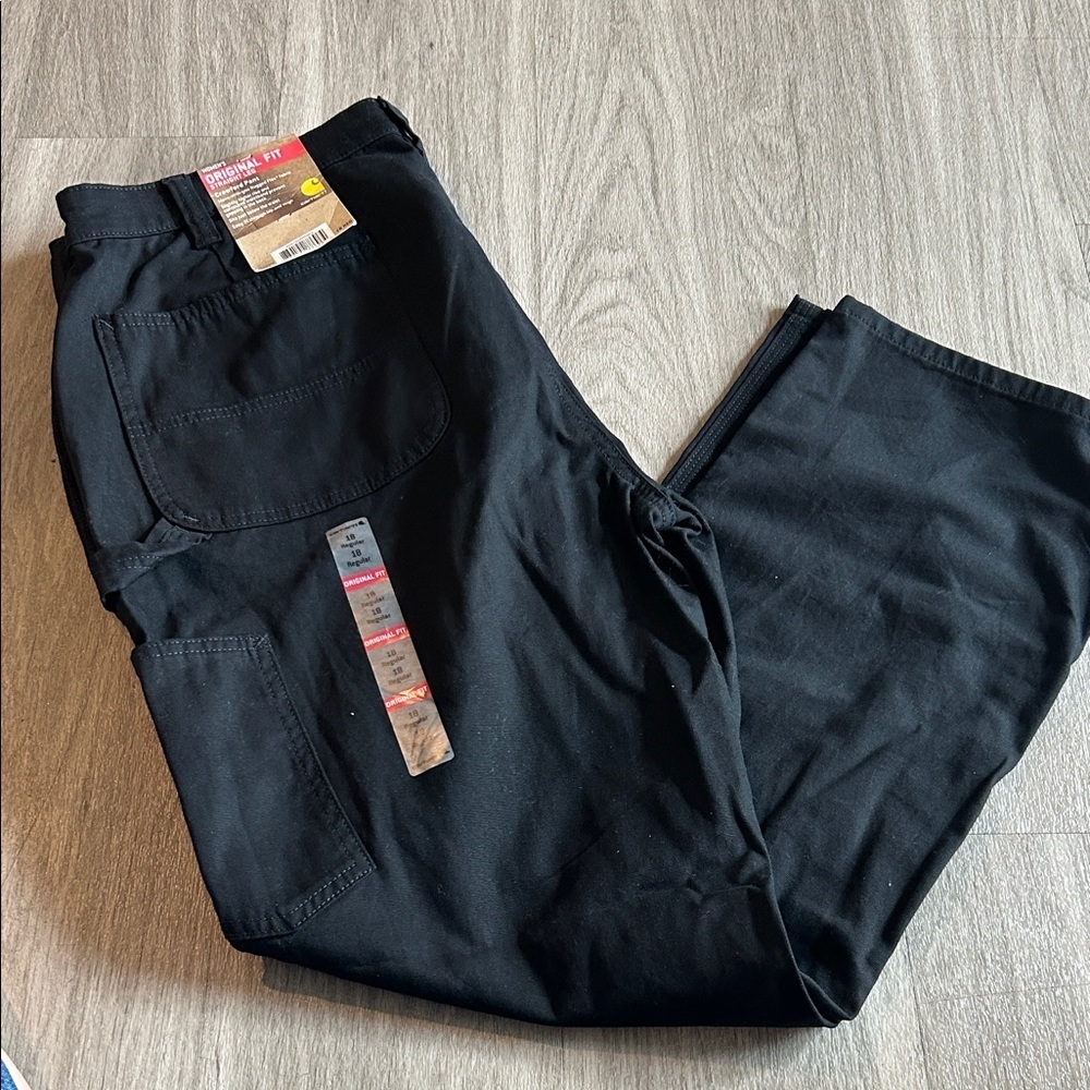 Carhartt Women's Black Straight Leg Jeans